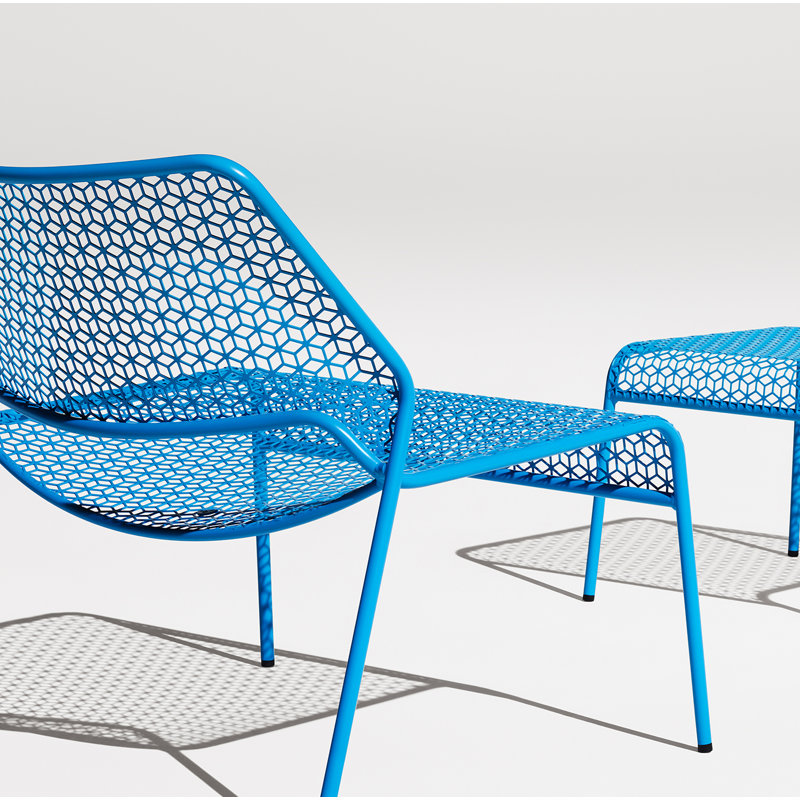 Hot Mesh Lounge Chair, Simple Blue