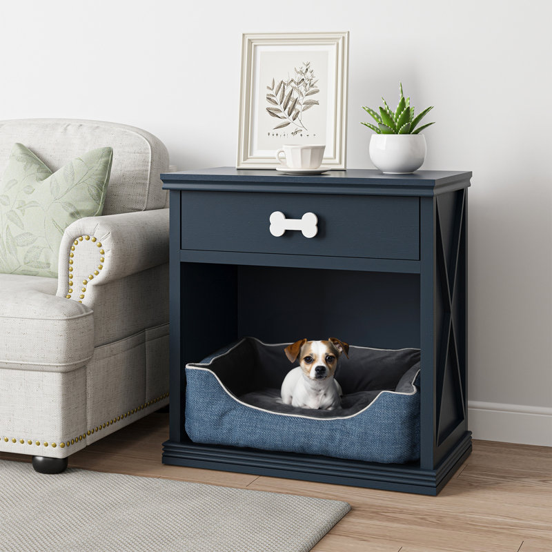Glenora Oversized Nightstand with Washable Pet Bed Sofa Included