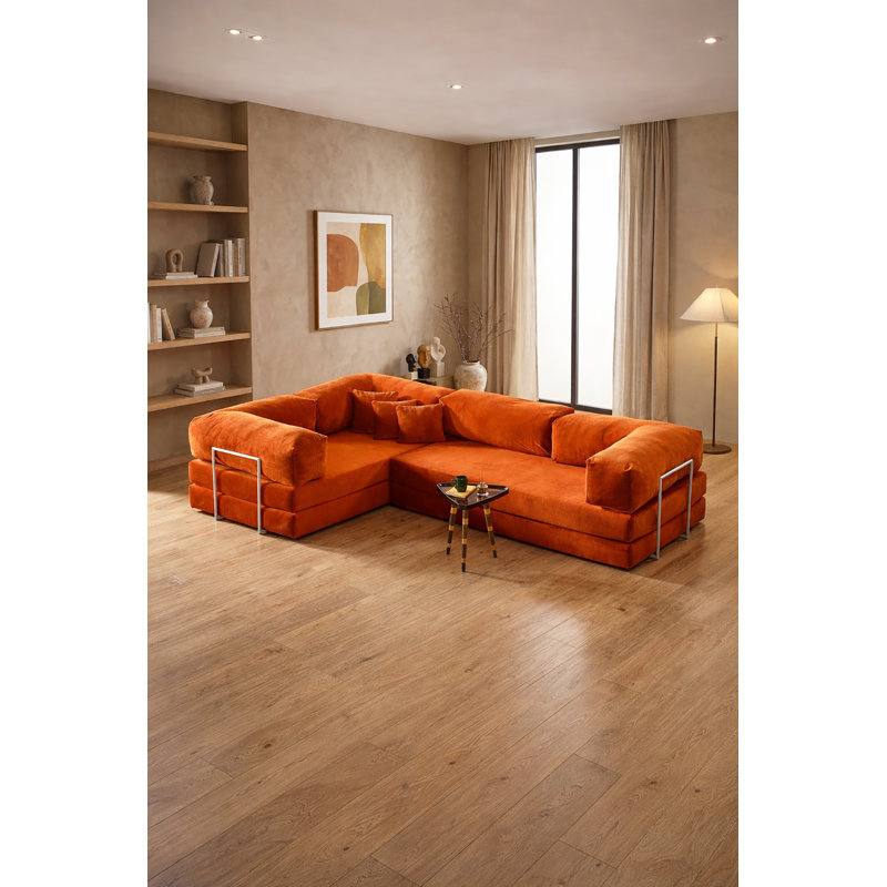 Canapé modulaire en L Terracotta, Terra Cotta