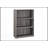 6-Tier Transitional Bookshelf With Adjustable Shelves For Office And Bedroom, Grey Laminate Finish, Durable And Stylish Storage Solution-1639221079-1639221072