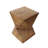 Durable Outdoor Wicker Patio Side Table with Weather-Resistant Design for Versatile Use and Stylish Decor