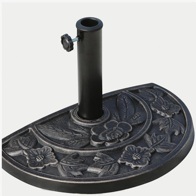 Porte-parasol extérieur en résine Outsunny 20lbs