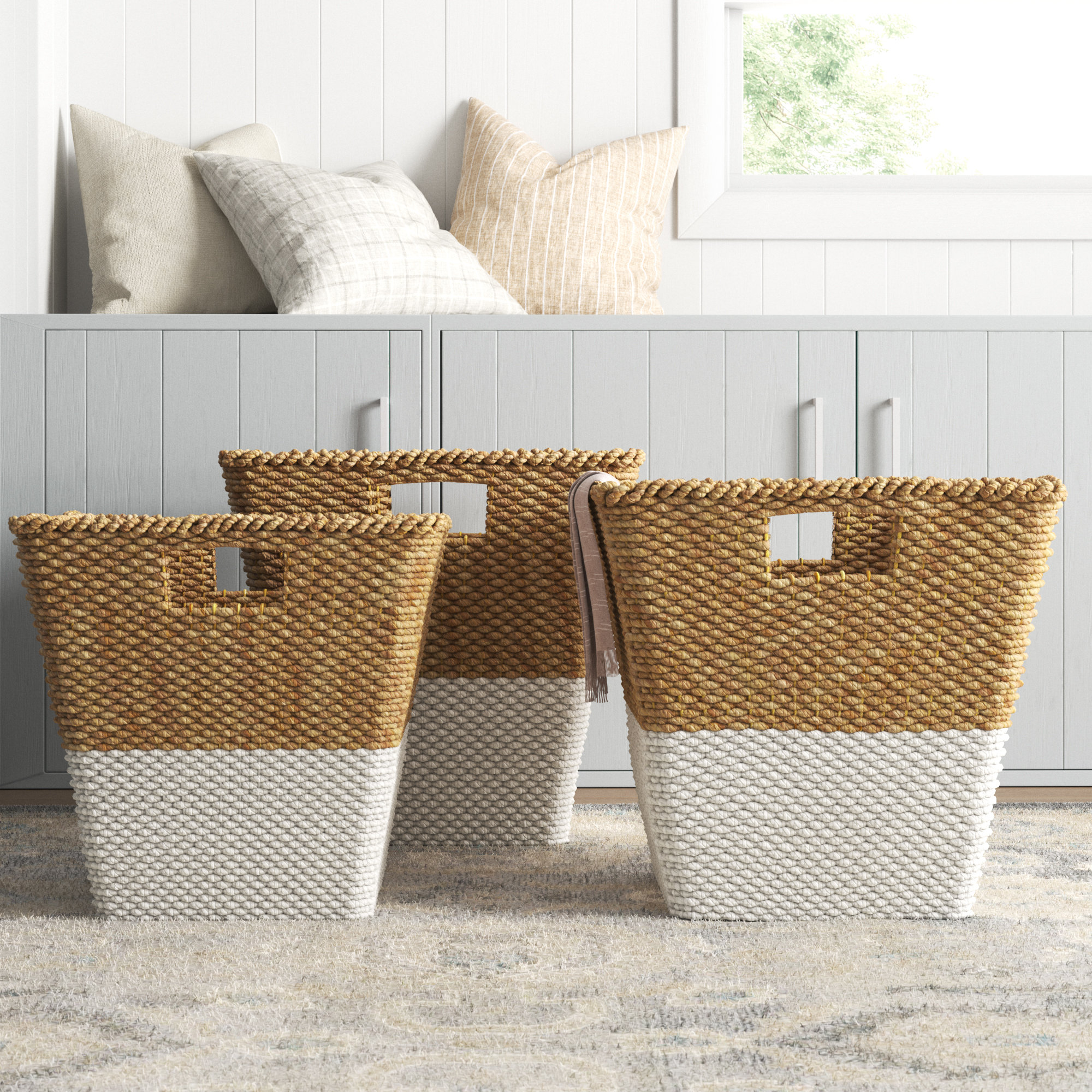 Sand & Stable™ Varney Seagrass General Basket - Wayfair Canada