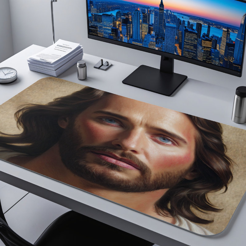 Polyester Desk Pad, 31.5x15.5