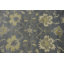 Tapis décoratif gris en laine noué à la main de style oriental Zelda