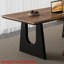 Table de salle à manger en bois massif de style français.-108964381