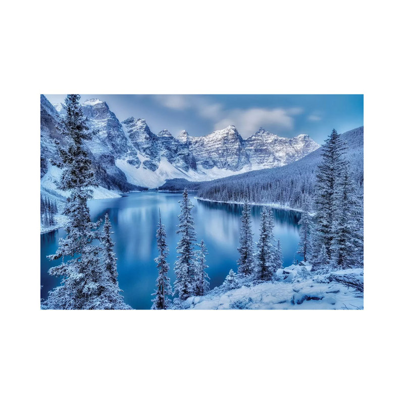 Moraine Lake Blue Hour by Dennis Frates - Print on Canvas, Wrapped Canvas, 30.48cm H x 45.72cm W x 1.91cm D
