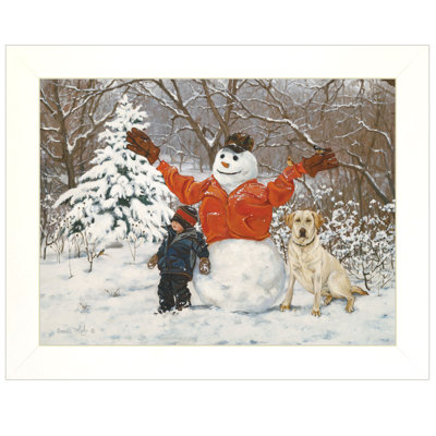 Buddies Framed Wall Art for Living Room, Home Wall Decor Framed Print by Bonnie Mohr