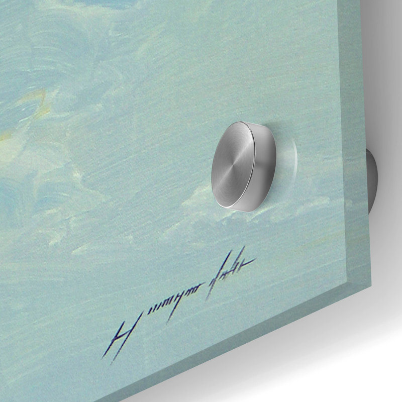 Art mural en verre Highland Dunes «Pacific Coast No. 2» par Vahe Yeremyan, H 36 po x l 36 po x P 0,2 po
