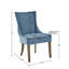 2 chaises de salle à manger avec revêtement en chenille, une dimension de siège généreuse, une capacité de poids de 300 lb, convient à différents types de chaises (2), une surface généreuse et des tables différentes