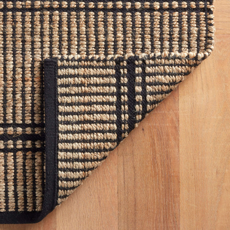 Arbor Ivory Handwoven Jute Rug, Rectangle 5' x 8', Ivory