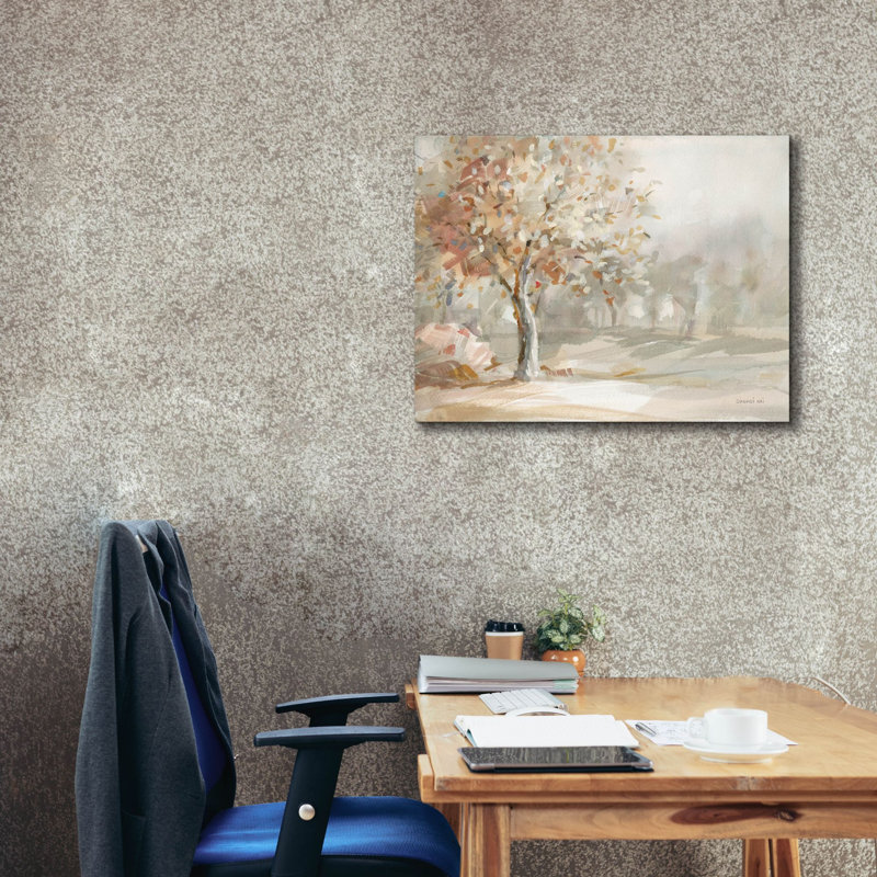 «Golden Day» par Danhui Nai, art mural sur toile, H 26 po x l 34 po