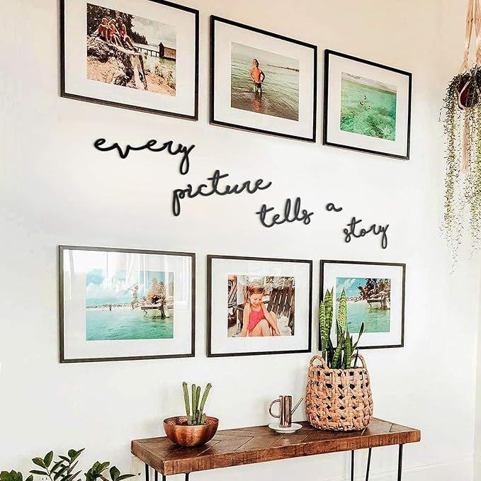This Is Your World Metal Wall Art - 10-Piece Inspirational Quote Decor