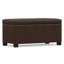 Repose-pieds rectangulaire avec rangement relevable Dover-1897544025