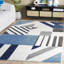 Tapis à motif géométrique Jeromie Performance-2102054776