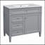 Meuble-lavabo 36 po avec lavabo et miroir-436653374