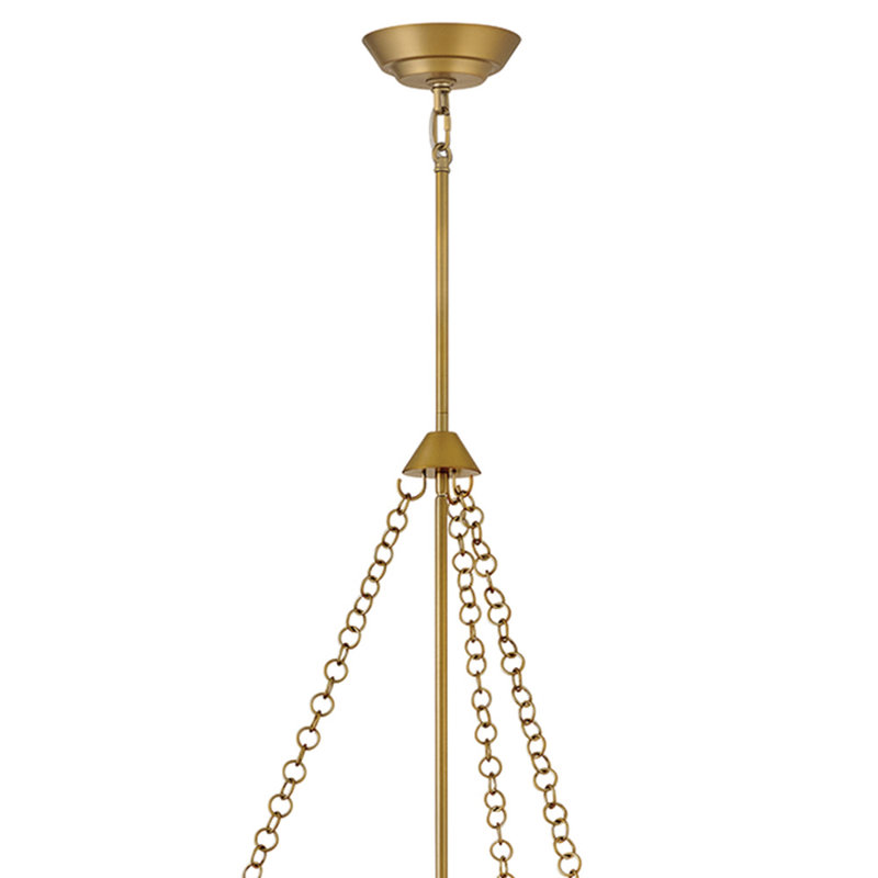 Veleta 4 - Light Steel Chandelier
