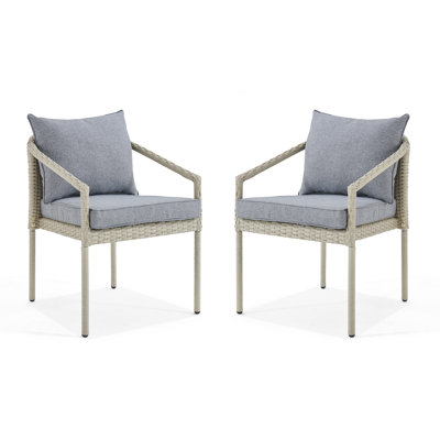 Ensemble de chaises d'extérieur avec coussins Pancoast