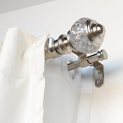 Jalysia Adjustable 1.125" Double Curtain Rod