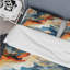 Ethereal Whispers I - Ensemble de housse de couette à motif abstrait-393530858
