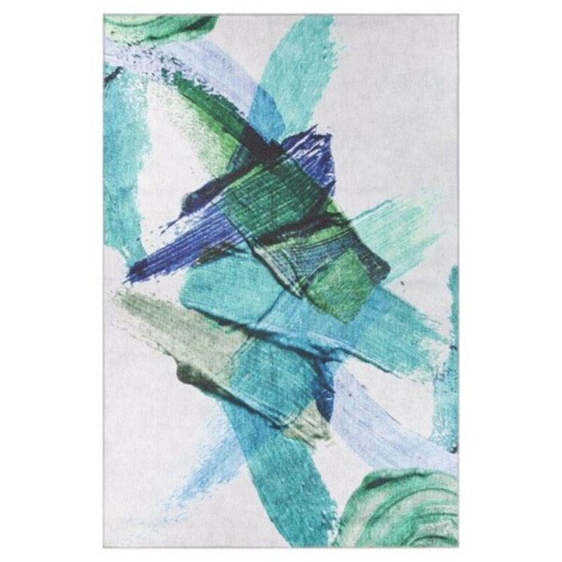 Premium 100% Polyester Area Rug, 6.9 x 10.2 ft | 1850 g/m², 0.2 in Pile Height | Recycled Poly Cotton Underside | Machine Washable at 30°C | Soft, Durable, Eco-Friendly Design for Modern Living Spaces