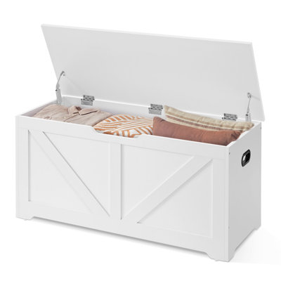 Storage Trunk With 2 Safety Hinges