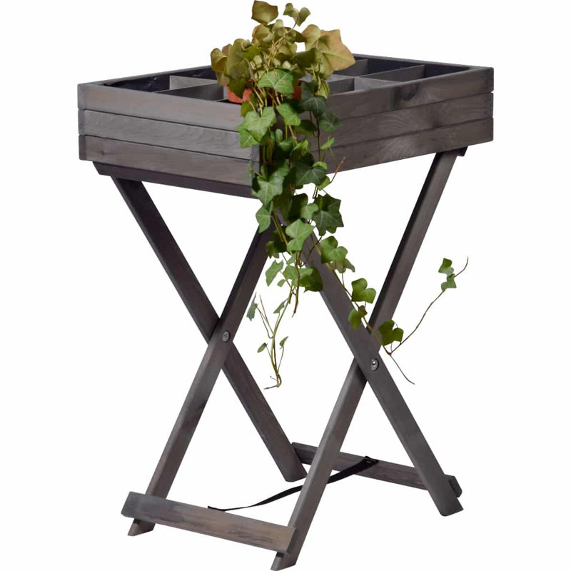 Diaundra Wood Elevated Planter