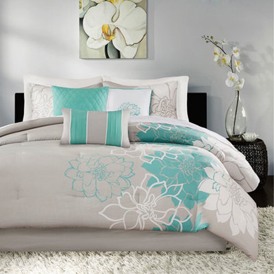 Printed Cotton Sateen Comforter Set