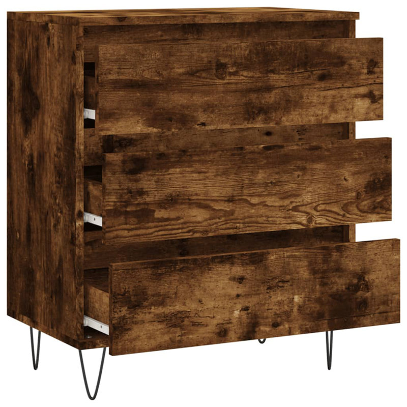 Chantell End Table, Smoked Oak