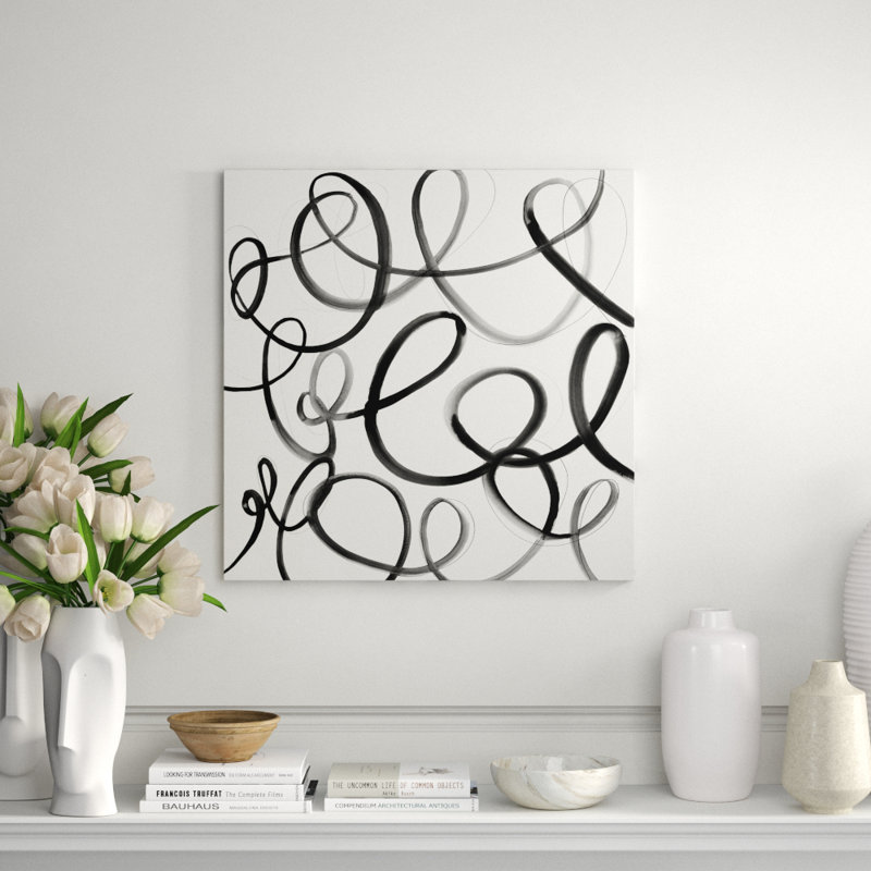 Heartbeat Note Giclee Print by Barclay Butera, 30" H x 30" W, Image Brush Gel