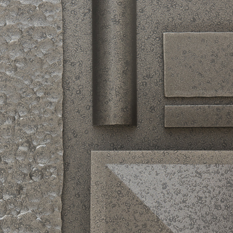 Applique murale en aluminium carbone, H 24,9 po x l 7 po x P 5,8 po, Fer naturel, Gauche