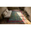 Antique Art Deco Chinese Geometric Knotted Rug