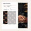 Papier peint floral foncé foncé