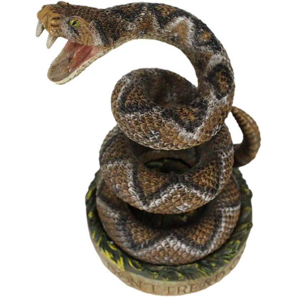 Hi-Line Gift Ltd. CURLED UP PYTHON STATUE | Wayfair