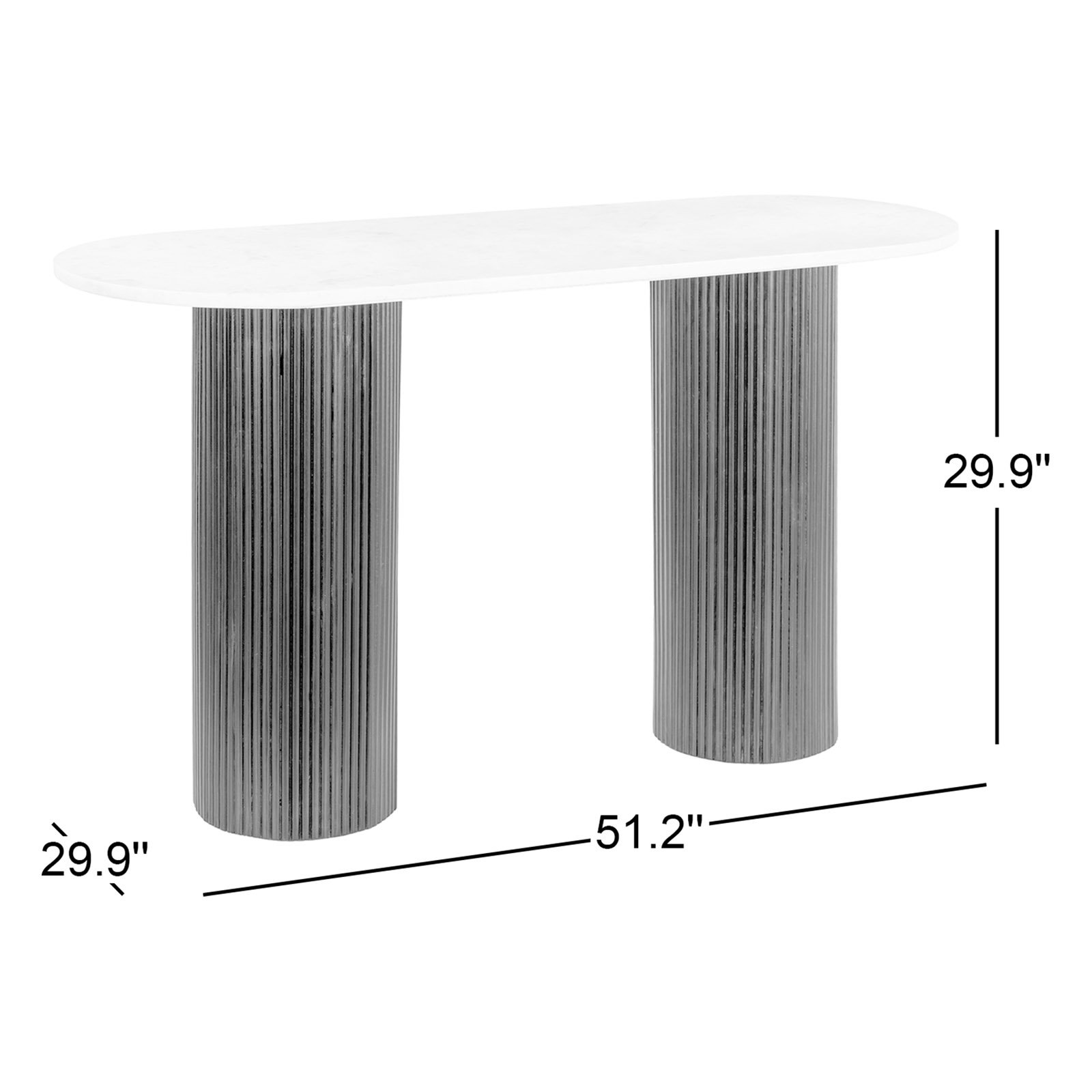 Desorbo 51" Mango Console Table