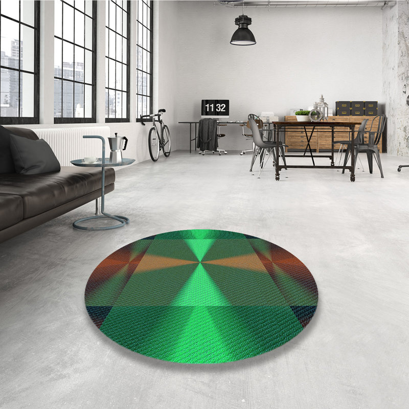 Indoor Rug, Round 3'