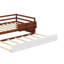 Lit plateforme simple en bois peu encombrant avec bibliothèque et garde-robe mobile-114328234