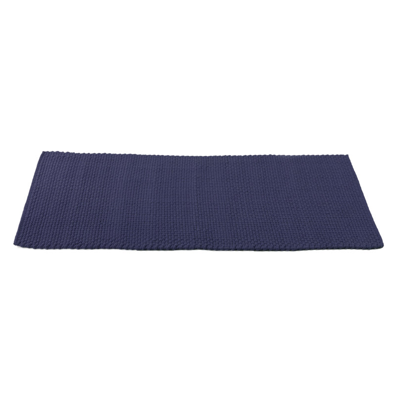 Solid Colour Cotton Area Rug, Runner 60 x 140cm