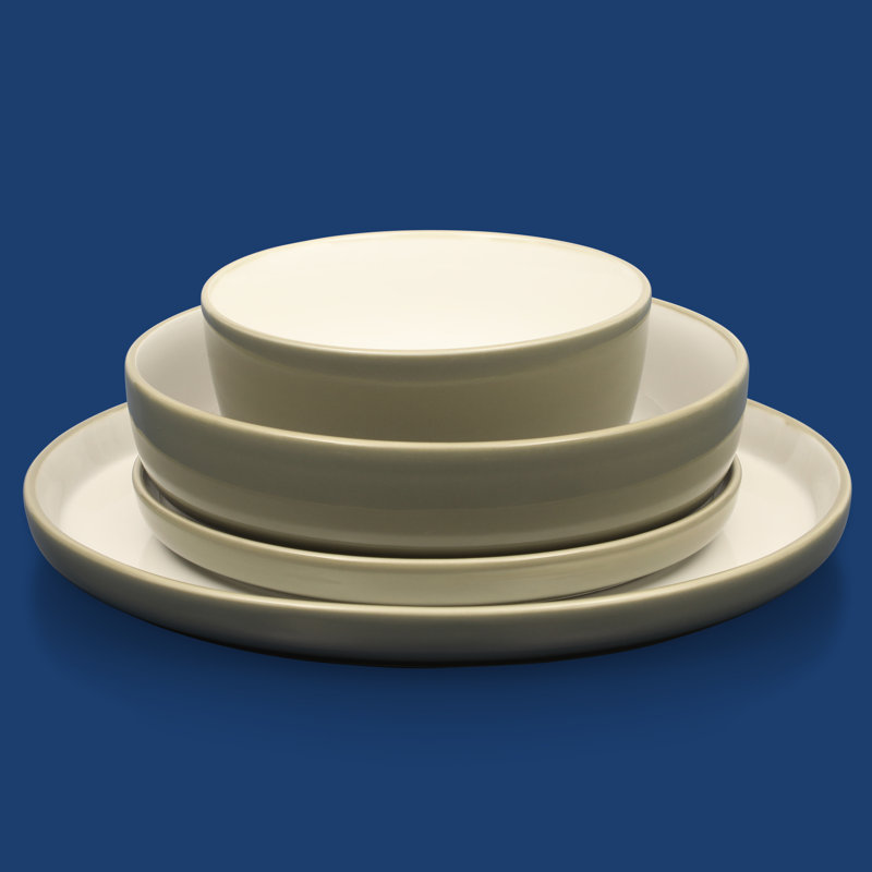 Service de vaisselle Sur La Table Essentials Sur La Table - Service pour 4, Gris
