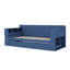Lit de jour en bois pour grand lit avec tiroirs de rangement intégrés, bureau amovible et table d'appoint hydraulique-297036467-297036471