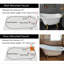 Baignoire de trempage sur pied en acrylique pour salle de bain Modern-137989584