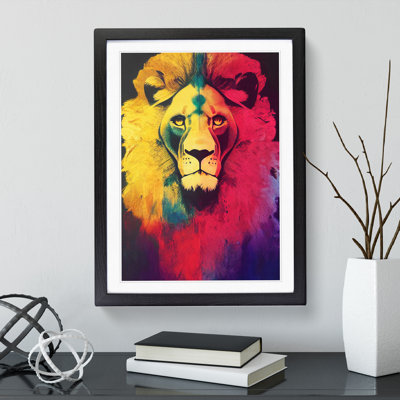 Colours Of The Lion - Framed Print