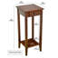 Support pour plante d'acacia Aiydan-1790318877
