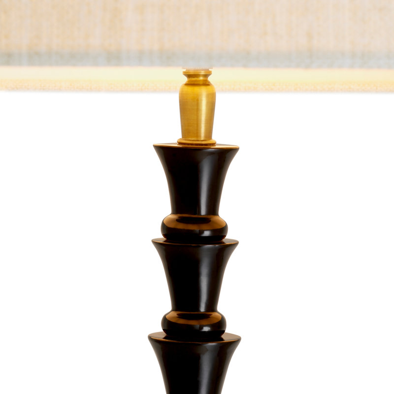 Floor Lamp, Black, White