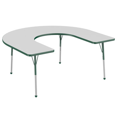 Laminate Adjustable Horseshoe Activity Table