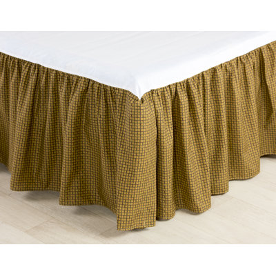 La Selva Black Shirred Bed Skirt