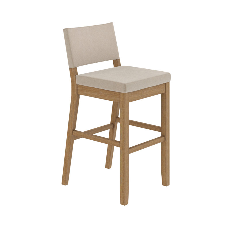 Tabouret de bar en bois rembourré