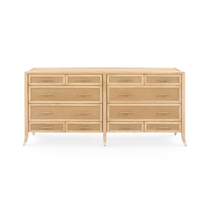 Paulina 12 - Drawer Dresser, Natural