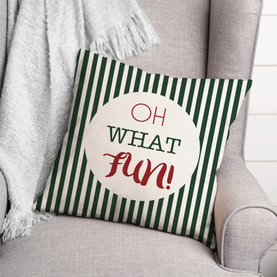 Striped Throw Pillow