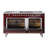 ILVE Nostalgie II Noblesse 60 in Dual Fuel Range 7 Burner, Griddle, Frenchtop-103962100-103962093